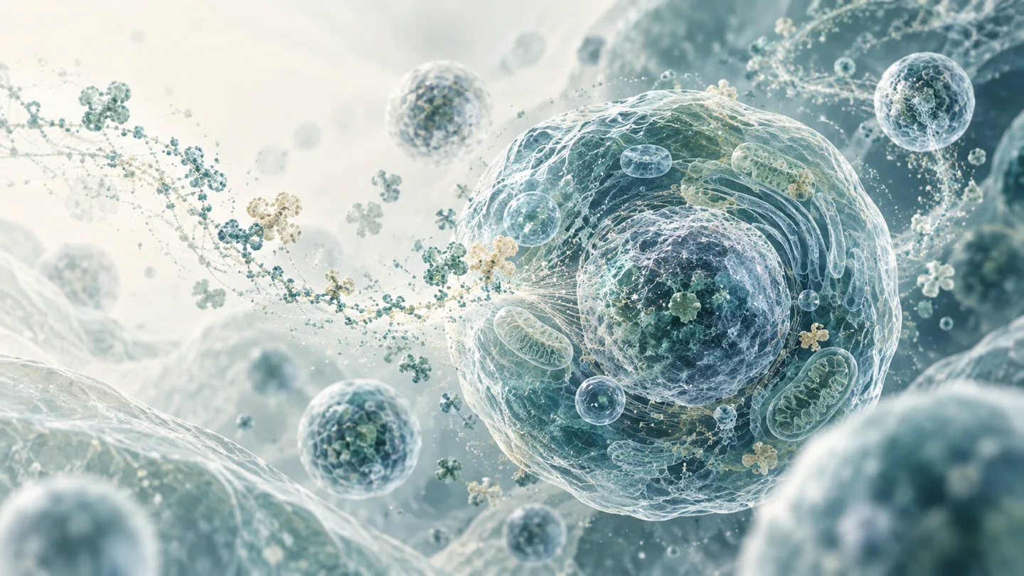 Concept artwork for cell-state evolution.